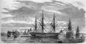 Catholic Fete: Good Friday in Toulon in 1858 by French School