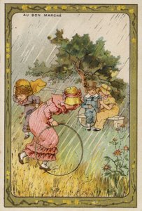 Caught out in the rain by French School