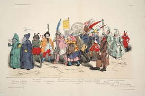 Ceremonie des Cendres Politique, from La Caricature, pub. 1833 by French School
