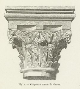 Romanesque Capital of the Choir by French School