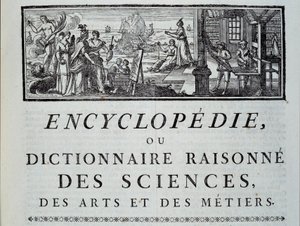 Chapter Head of the Encyclopedia of Diderot and Alembert