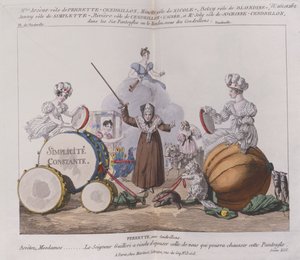 Characters from a farce The Six Slippers or Rendez-vous of Cinderellas
