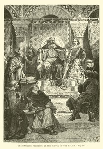 Charlemagne Presiding at the School of the Palace by French School
