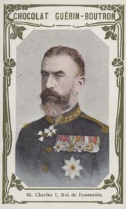 Charles I, King of Romania by French School