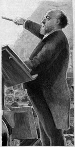 Charles Lamoureux, French violinist, first conductor of the Paris Opera by French School