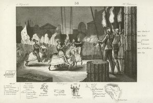 Charles VIII of France entering Rome in triumph, 1494 by French School