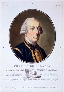 Charles de Folard, from Portraits des grands hommes, femmes illustres, et sujets memorables de France by French School
