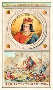 Charles the Fat and the Siege of Paris by the Vikings, 885-886 by French School