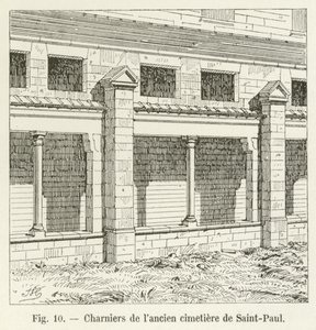 Charnel houses of the old Saint-Paul cemetery