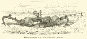 Clearing Plow by J Fowler, called Sutherland Plow (engraving) by French School