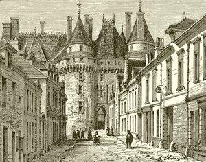 Chateau Langeais by French School