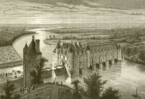 Chateau de Chenonceaux by French School