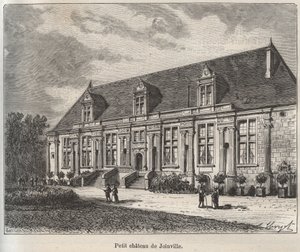 Chateau du Grand Jardin, Joinville - Haute-Marne - engraving in “La France illustree: geography, history, statistical administration” by V.A. Malt-Brown. 1884