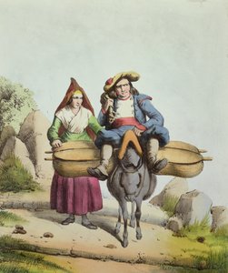 Cheese sellers from the Tarbes region, c.1840