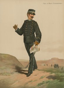 Telegraph Post Chief by French School