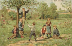 Children Cherry Picking by French School