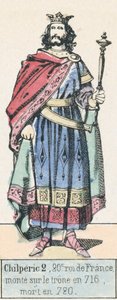 Chilperic II, 20th King of France, Ascended the Throne in 716, Died in 720 by French School