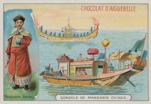 Chinese Mandarin Admiral and gondola