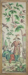 Chinoiserie Wallpaper by French School