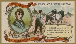 Chocolat Guerin-Boutron Trade Card, Christophe Mathieu de Dombasle by French School