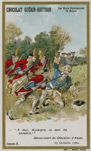 Chocolat Guerin-Boutron trade card, Historic Words series