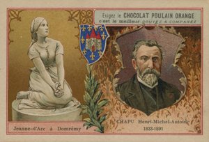 Chocolat Poulain Orange trade card by French School