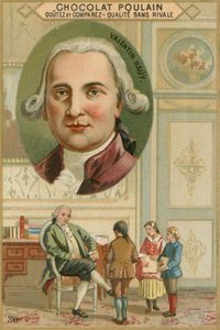 Chocolat Poulain trade card, Valentin Hauy by French School