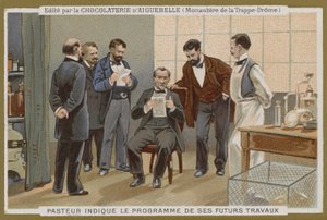 Chocolat dAiguebelle trade card by French School