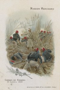 Chocolat dAiguebelle trade card, Marchand Mission by French School