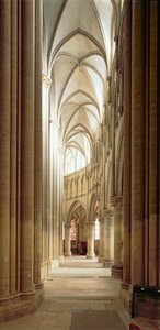 Choir and ambulatory, from the south-east by French School