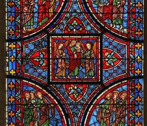 Christ Carrying the Soul of His Mother (the Angels are Partly Modern) by French School