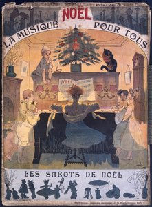 Christmas Clogs, score of Christmas carols by French School