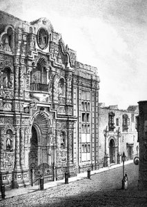 Church of Mercy, Lima (engraving)