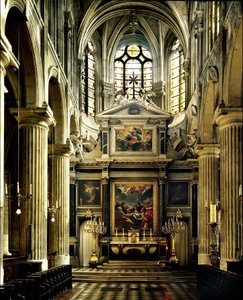 Church of Saint Nicolas des Champs in Paris by French School
