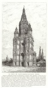Church Tower of the Abbey of Saint-Amand-les-Eaux by French School