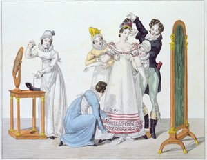 Cinq pour Une, plate 3 from the series Le Bon Genre by French School