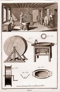 Cirier - interior of the workshop - 