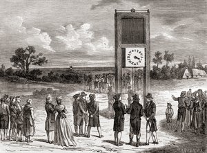 Claude Chappe Demonstrating His First Aerial Telegraph System in 1791, from 