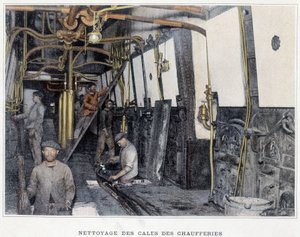 Cleaning of boiler holds - in 