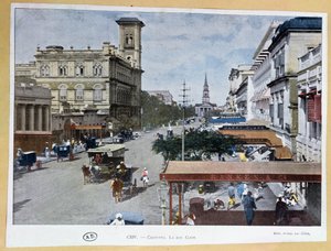 Clive Street, Calcutta, India by French School