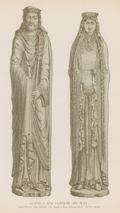 Clovis I and Clotilde his Wife by French School