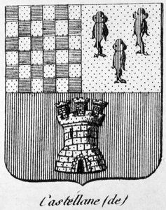Coat of arms of Castellane - in 