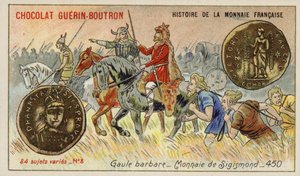 Coins of Sigismond, Barbarian Gaul, 450