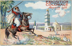 Colonial Exhibition of Marseille: The Palace of Algeria by French School