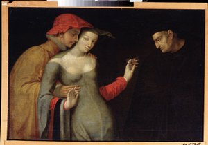 A Scene from Commedia dell
