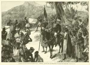 How Stanley Rejoined Emin Pasha (engraving)