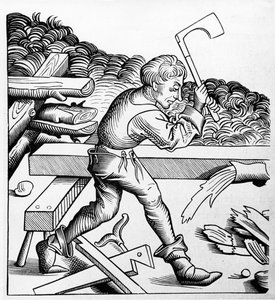Companion of Duty or Companion of the great felling axe, Carpenter by French School