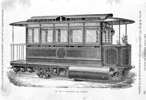 Compressed Air Tram Locomotive - in 