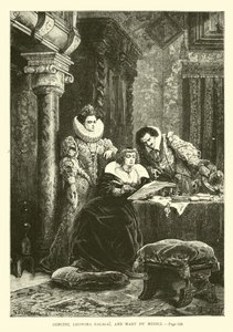 Concini, Leonora Galigai, and Mary de Medici by French School