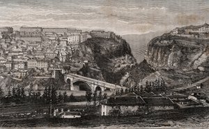 Constantine (Algeria) - engraving in 